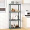 Costway 1/2/3/4 PCS 4-Tier Metal Shelving Unit Heavy Duty Wire Storage Rack with Anti-slip Foot Pads Grey